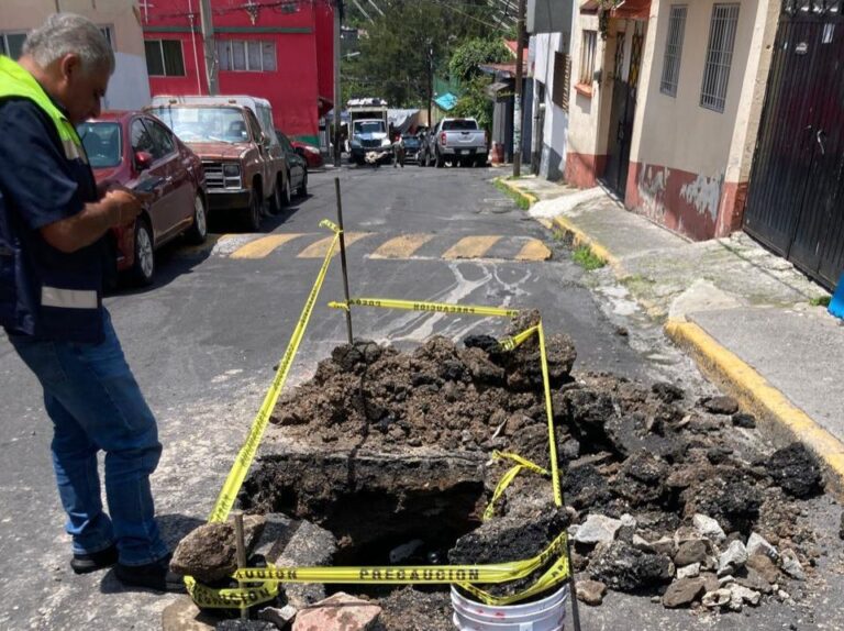 Álvaro Obregón repara 135 socavones en menos de un año