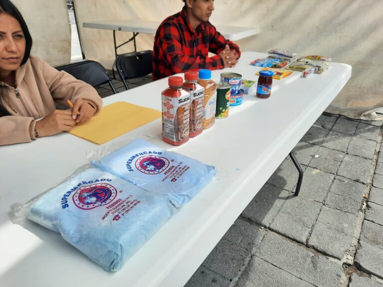 Instalan centro de acopio en Nezahualcóyotl para familias afectadas por inundaciones