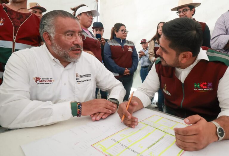 Gobiernos se coordinan en Nezahualcóyotl tras fuertes lluvias