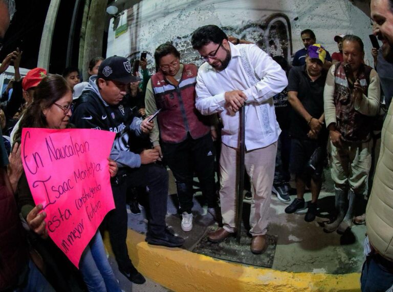 Naucalpan transforma la Avenida Minas Palacio: 5.7 km renovados con concreto hidráulico y Sendero Seguro