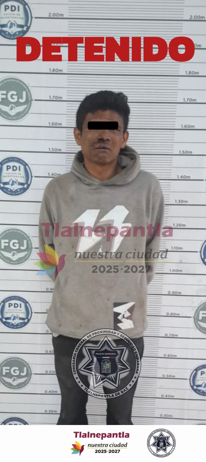 Vecinos de Tlalnepantla frustran robo y entregan al sospechoso a la policía