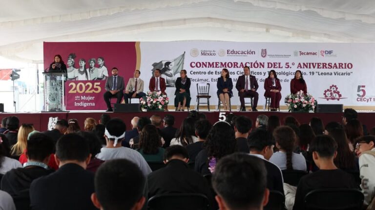 Tecámac celebra el quinto aniversario del CECYT 19 “Leona Vicario” del IPN