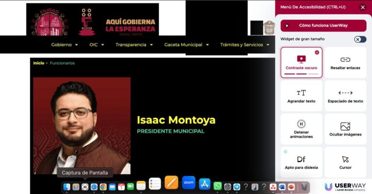 Naucalpan impulsa la inclusión digital con nuevas herramientas de accesibilidad en su portal oficial