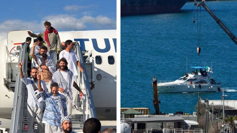 Israel deporta a Turquía a 137 activistas de la flotilla interceptada rumbo a Gaza