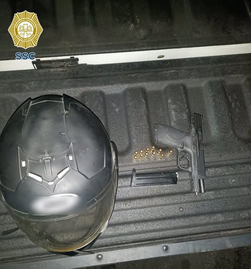 Detienen a dos sospechosos de ataque armado en Álvaro Obregón; aseguran arma con 11 cartuchos útiles