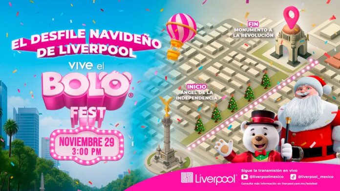 Liverpool enciende la magia de la navidad con el regreso del Bolo Fest 2025: el desfile que une a generaciones