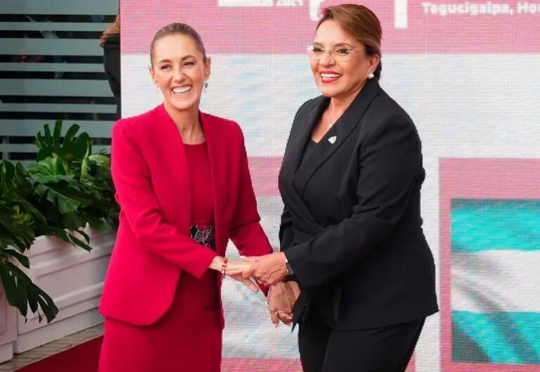 Sheinbaum recibirá a la presidenta de Honduras; será mañana en Palacio Nacional