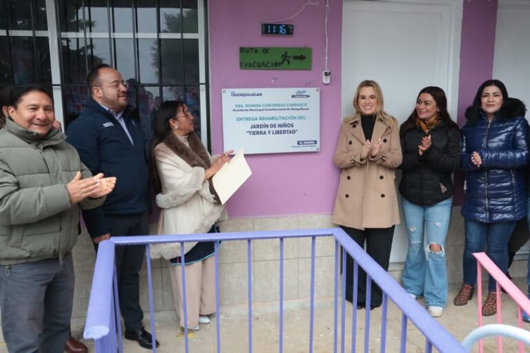 En Huixquilucan estamos formando el futuro con espacios dignos: Romina Contreras