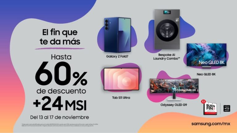 Durante este Buen Fin aprovecha las ofertas de Samsung