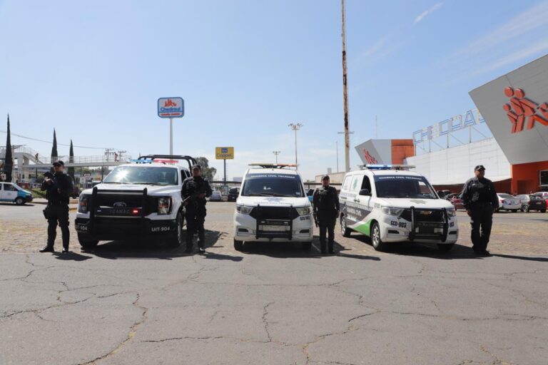 Más de 500 elementos vigilan Tecámac durante el Buen Fin y el Torneo Nacional de Flag Football