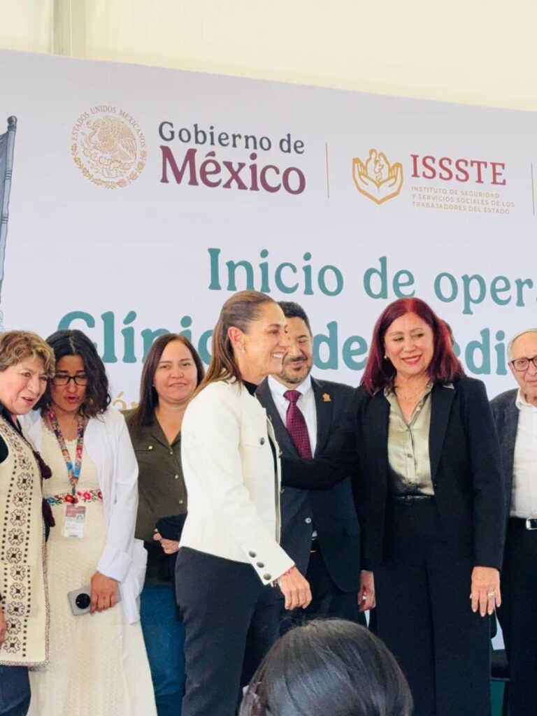 Sheinbaum inaugura dos clínicas del ISSSTE en Tecámac