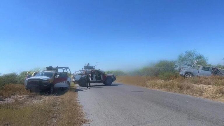 Enfrentamiento armado en Reynosa deja cinco sujetos abatidos; aseguran “ponchallantas” y armas