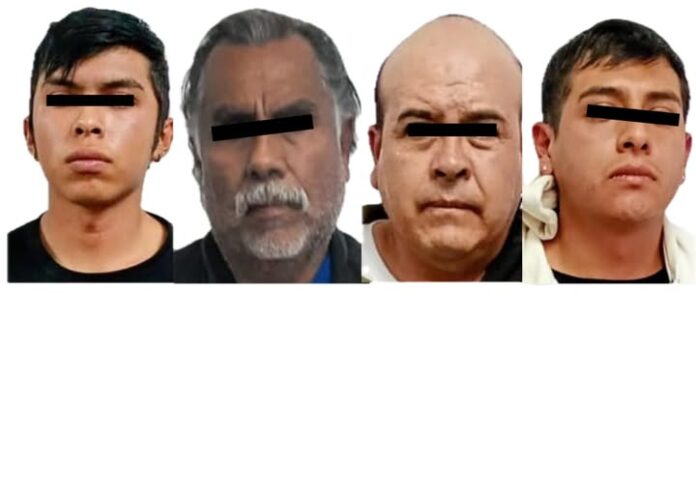 Caen cuatro presuntos implicados en delitos contra la salud y portación de arma en Nezahualcóyotl