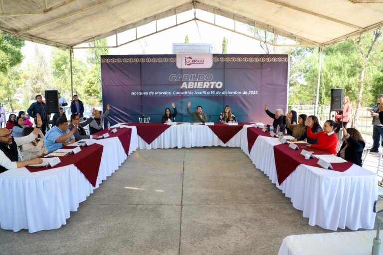Cabildo Abierto acerca al gobierno con vecinos de Bosques de Morelos