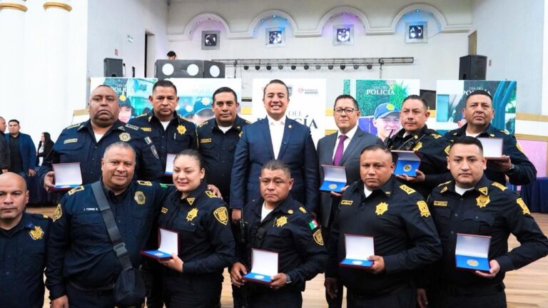 Reconoce Gustavo A. Madero a su policía por su labor destacada