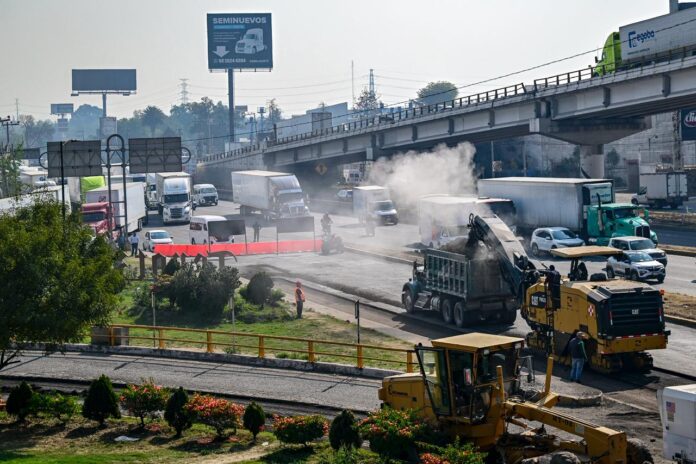 Edomex acelera reconstrucción del Periférico Norte con trabajos 24/7 y tecnología de punta