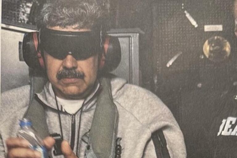 Trump publica la primera foto de la detención de Nicolás Maduro