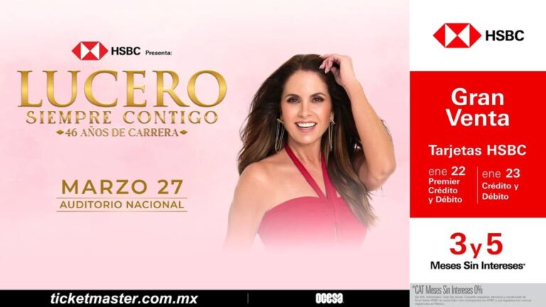 Lucero celebrará 46 años de carrera con concierto en Ciudad de México