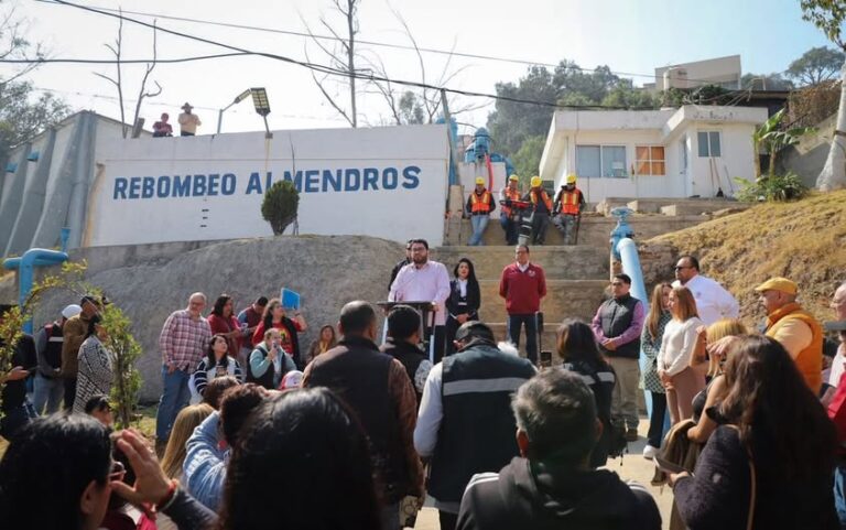Arranca Naucalpan rehabilitación del Tanque Almendros para mejorar abasto de agua a miles de familias