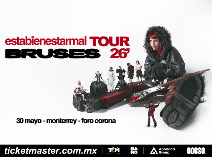 Monterrey recibirá a Bruses con un show para sanar en colectivo