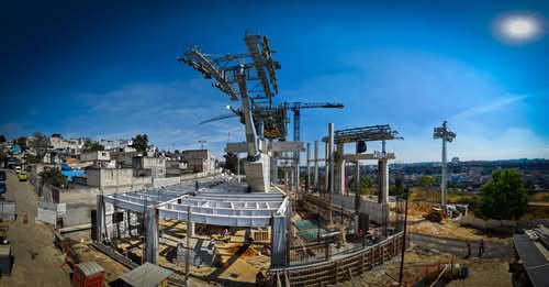 Mexicable Línea 3 avanza 70% y promete cambiar la movilidad en Naucalpan