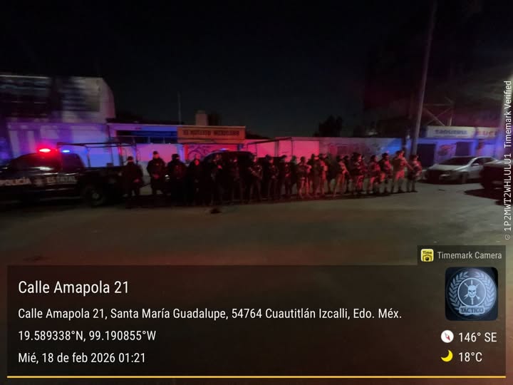 🚨Refuerzan vigilancia interinstitucional en Cuautitlán Izcalli con operativo permanente