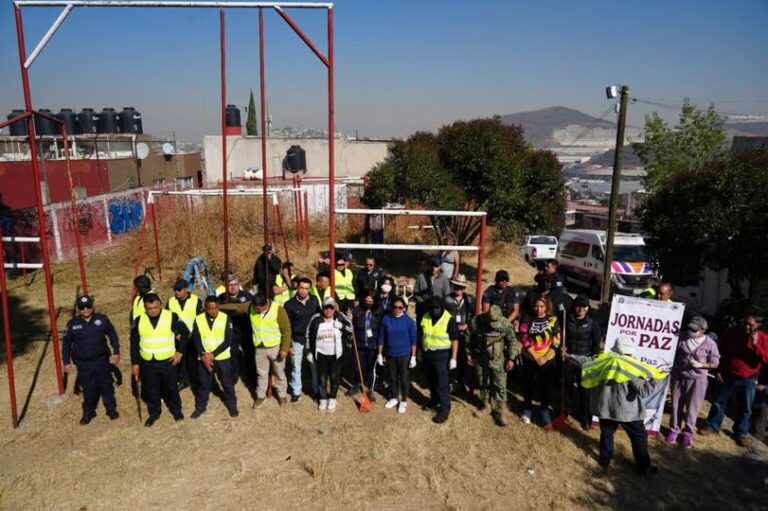 Tlalnepantla recupera espacios públicos para fortalecer la paz en Lomas Boulevares