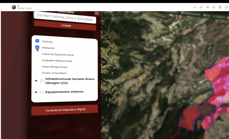 Álvaro Obregón lanza Geoportal interactivo para acercar servicios, infraestructura y datos urbanos a la ciudadanía