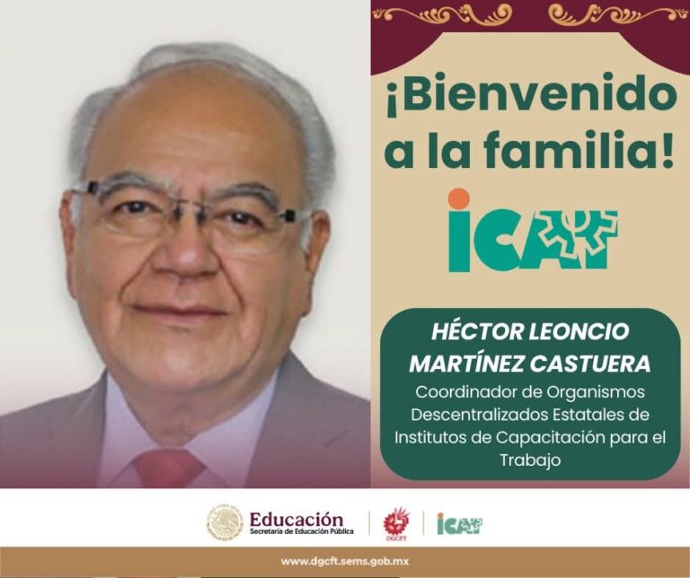Fortalece SEP estrategia nacional de capacitación para el trabajo con nombramiento del Dr. Héctor Martínez Castuera