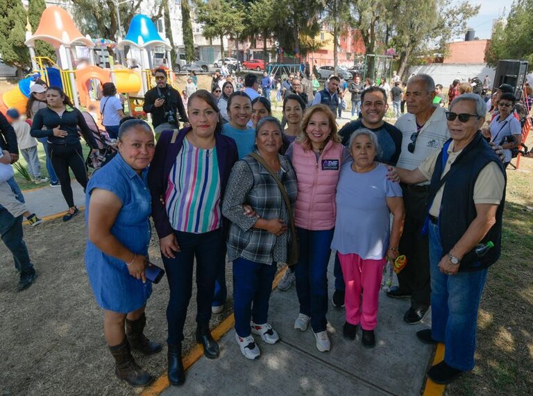 Vecinos recuperan Parque El Pirul en Atizapán como espacio seguro y de convivencia