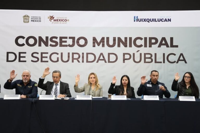 Huixquilucan reporta baja en robos y refuerza estrategia de seguridad con más operativos y capacitación