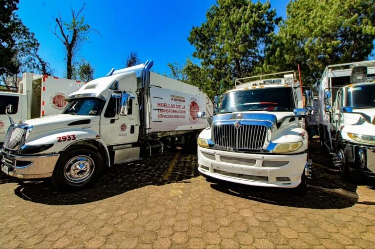 Más de 298 vehículos de Servicios Públicos son rehabilitados en Naucalpan para fortalecer labores comunitarias