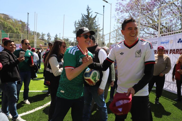 Álvaro Obregón recupera espacio deportivo: inauguran cancha “Poder Popular” con apoyo de iniciativa privada