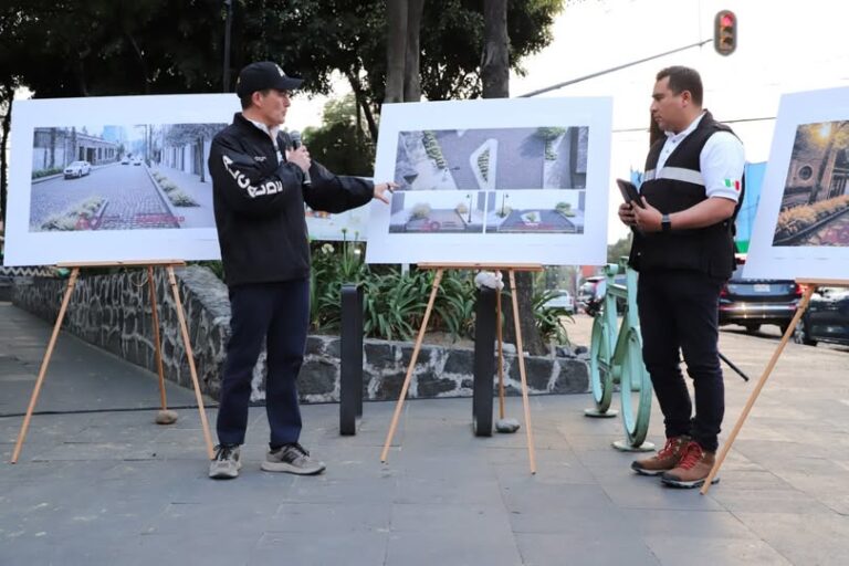 Inician obras de renovación urbana en Avenida de la Paz, en San Ángel