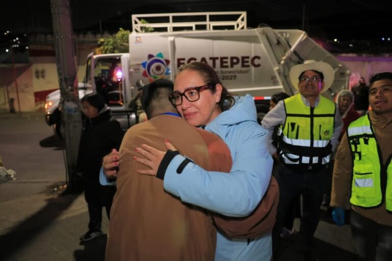 Recolección nocturna gratuita en Ecatepec retira más de 750 toneladas de basura en su primer mes