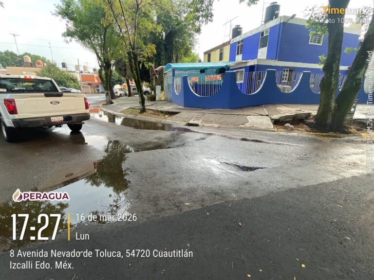 Lluvias con granizo en Cuautitlán Izcalli no dejan afectaciones; mantienen monitoreo