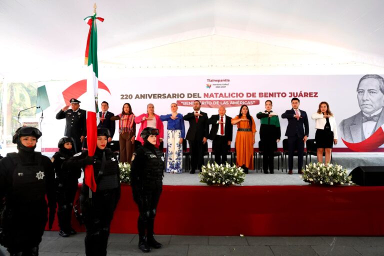 Conmemoran en Tlalnepantla 220 años del natalicio de Benito Juárez con llamado a la dignidad y soberanía nacional Conmemoran en Tlalnepantla 220 años del natalicio de Benito Juárez con llamado a la dignidad y soberanía nacional