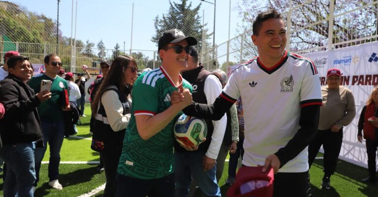 Álvaro Obregón recupera espacio deportivo: inauguran cancha “Poder Popular” con apoyo de iniciativa privada