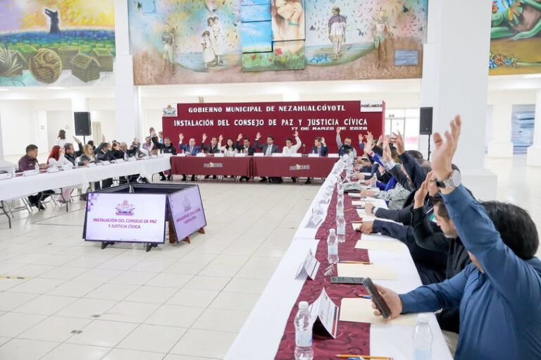 Nezahualcóyotl instala Consejo de Paz y Justicia Cívica; es el primero en Edomex