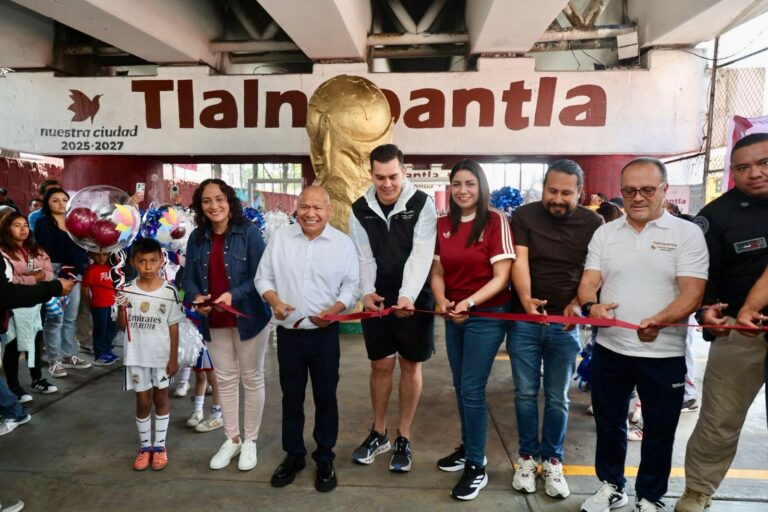 Tlalnepantla inaugura módulo deportivo en el Bajo Puente de San Andrés para fortalecer la convivencia comunitaria