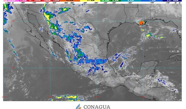 Lluvias fuertes en más de 20 estados y riesgo de granizo e inundaciones- alerta el SMN