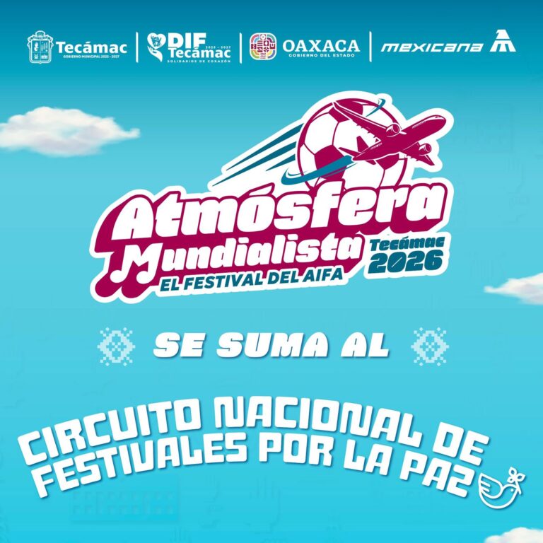 Festival Atmósfera Mundialista 2026 posiciona a Tecámac en el circuito cultural nacional con cartelera de talla internacional