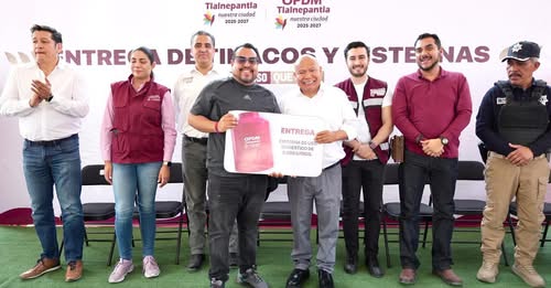 Tlalnepantla arranca entrega de tinacos ante crisis hídrica: Raciel Pérez Cruz