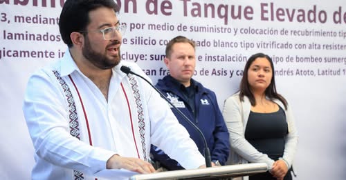 Naucalpan aumenta 40% suministro de agua tras rehabilitar sistema hidráulico en San Esteban