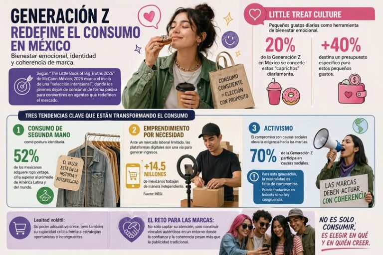 Redefine Generación Z consumo en México: marcas enfrentan un cliente más crítico y emocional
