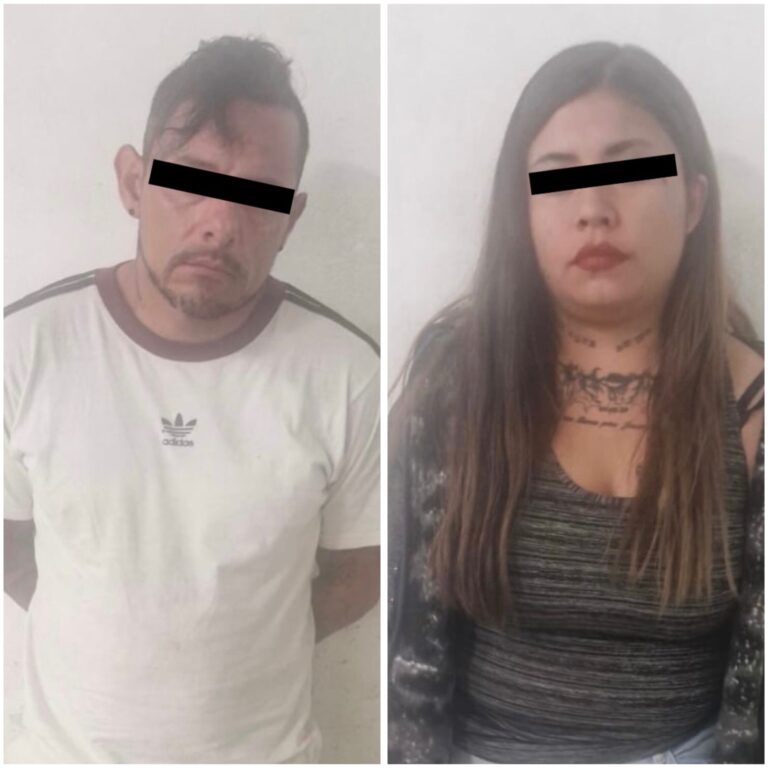 Caen presuntos asaltantes en Ecatepec: los sorprenden con droga, cuchillo y réplica de arma