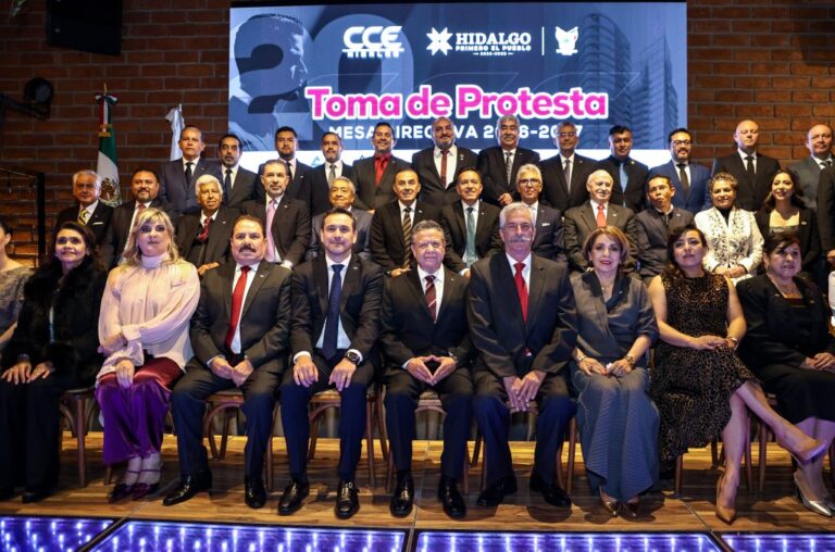 Julio Menchaca y empresarios cierran filas para el desarrollo económico de Hidalgo