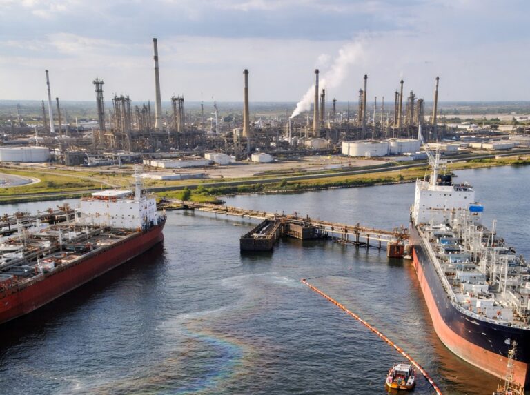 Derrame de diésel en refinería Deer Park activa alerta; Pemex reporta contención en curso