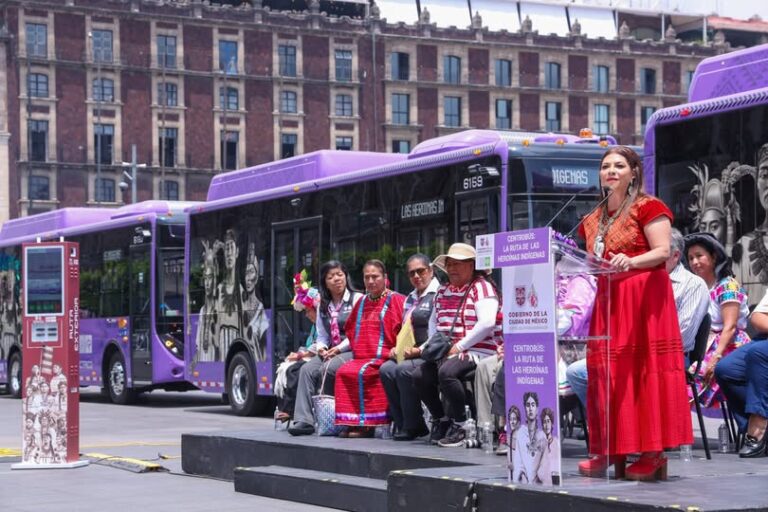 Lanzan Centrobús de mujeres en el Centro con inversión de 111 mdp