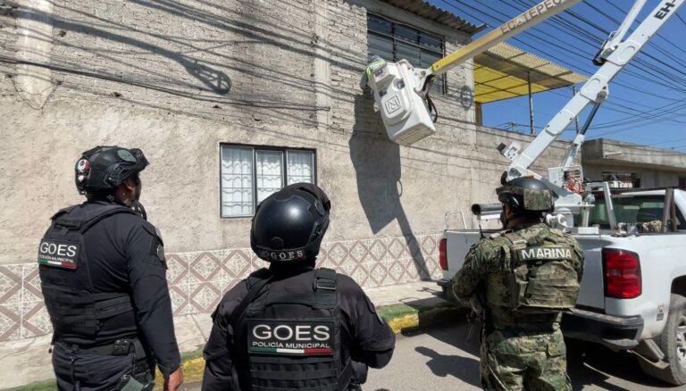 Ecatepec retira 252 cámaras irregulares; autoridades advierten riesgos a la seguridad pública